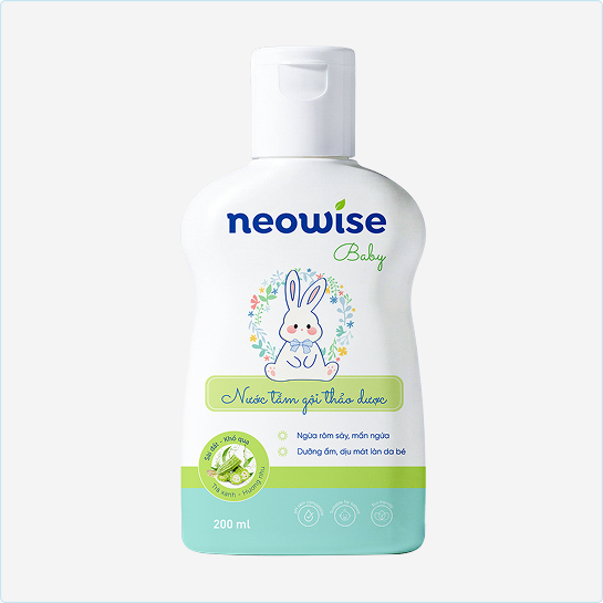 Nước tắm gội thảo dược cho bé NEOWISE